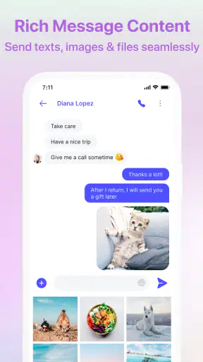 Messenger - Color SMS screenshot 6