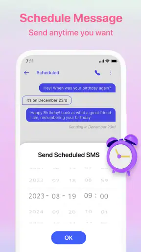 Messenger - Color SMS screenshot 7