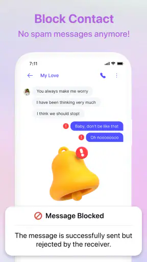 Messenger - Color SMS screenshot 8