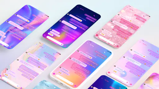Messenger - Color SMS screenshot 9
