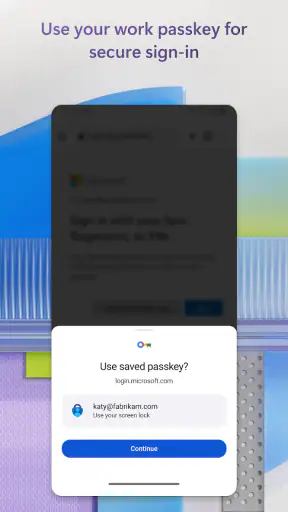 Microsoft Authenticator screenshot