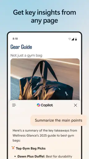 Microsoft Edge: AI browser screenshot 4