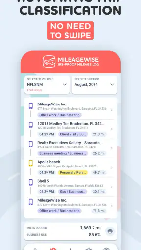 Mileage Tracker by MileageWise screenshot 4