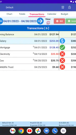 MoBill Budget and Reminder screenshot 9