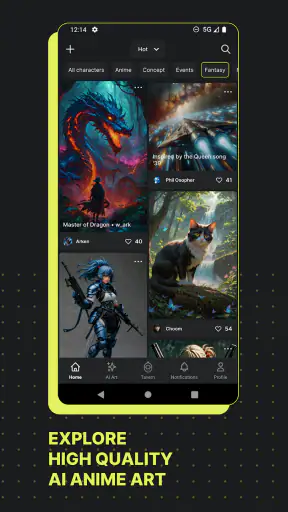 Moescape - Character AI & Art screenshot 4