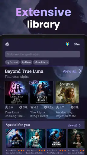 MoonLit - Werewolf Novels screenshot 10