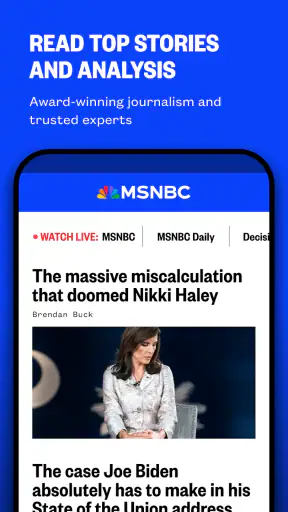 MS NOW: Watch Live News screenshot 1