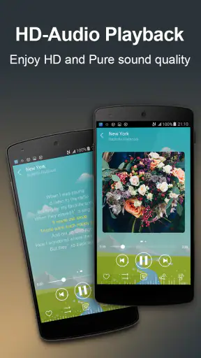Music player screenshot