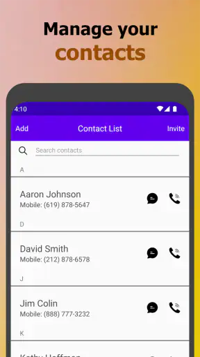 My 2nd Line Text Call Number screenshot 5