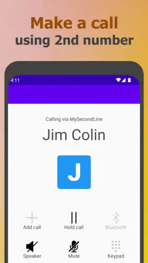 My 2nd Line Text Call Number screenshot 9