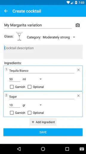 My Cocktail Bar Pro screenshot 4