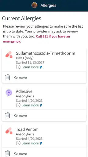 My Health at Vanderbilt screenshot 5