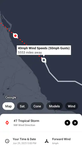 My Hurricane Tracker & Alerts screenshot 1