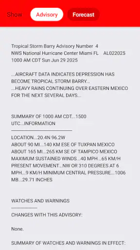 My Hurricane Tracker & Alerts screenshot 5