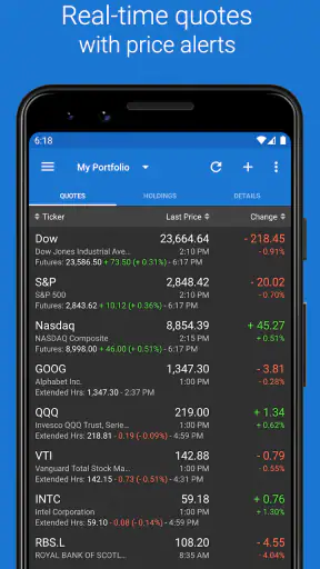 My Stocks Portfolio screenshot 1