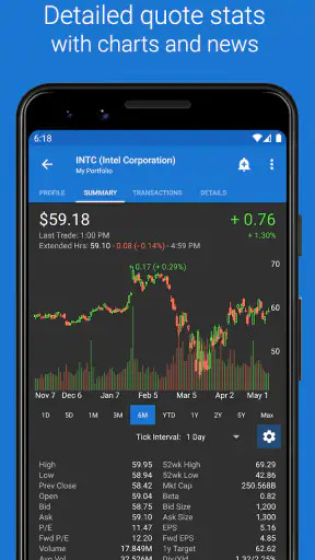 My Stocks Portfolio screenshot 2