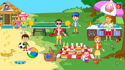 My Town : Beach Picnic screenshot 6