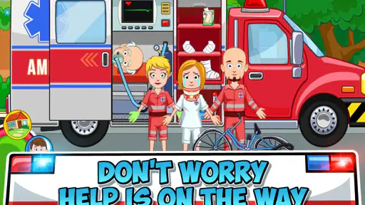 My Town : Fire station Rescue screenshot 2