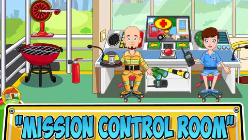 My Town : Fire station Rescue screenshot 4