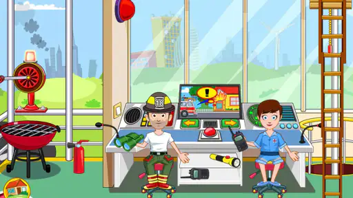 My Town : Fire station Rescue screenshot 6