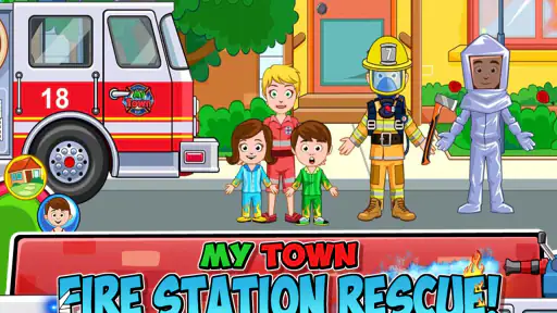 My Town : Fire station Rescue screenshot 7