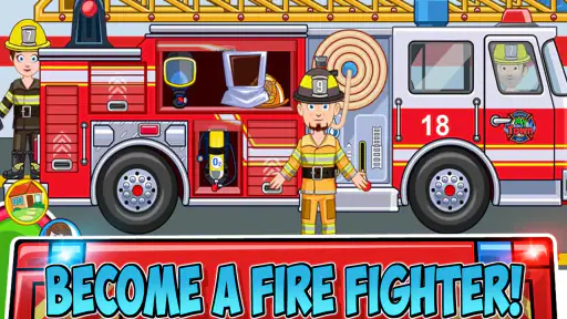 My Town : Fire station Rescue screenshot 9
