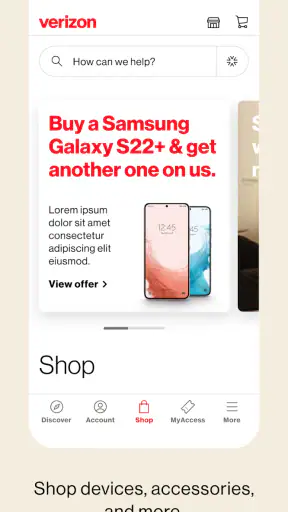 My Verizon screenshot 2