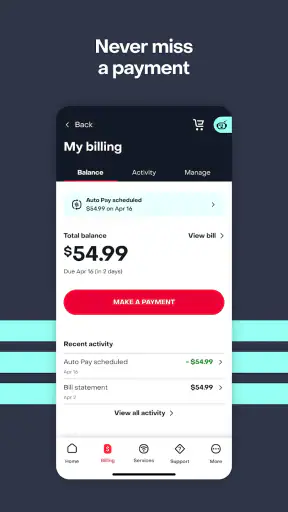 MyFrontier screenshot 4