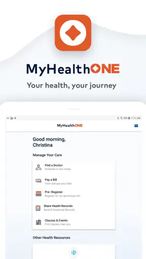 MyHealthONE screenshot 4