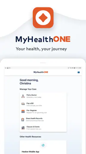 MyHealthONE screenshot 7