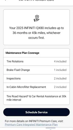 MyINFINITI App screenshot 4