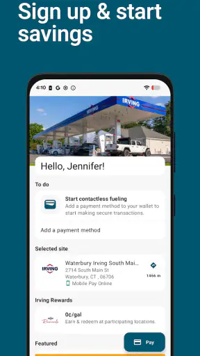 MyIRVING screenshot 2