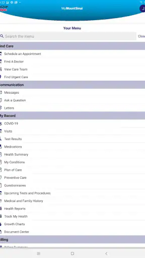 MyMountSinai screenshot 9