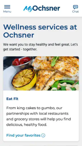 MyOchsner screenshot 4