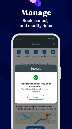 MySafeRide - Manage your rides screenshot 4