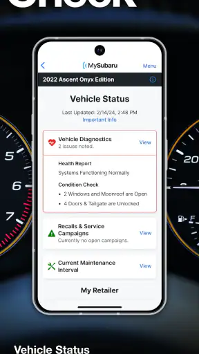 MySubaru screenshot 5