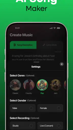 MyTunes : AI Music Generator screenshot 4