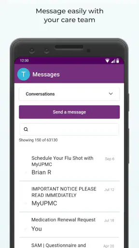 MyUPMC screenshot 4