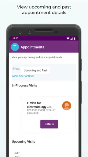 MyUPMC screenshot 5