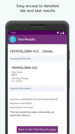 MyUPMC screenshot 6