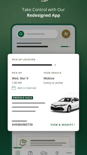 National Car Rental screenshot 1