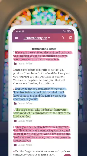 NIV Bible version, Offline app screenshot 1