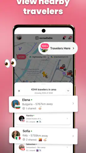 nomadtable: travel friends screenshot 3