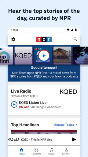 NPR: National & Local News screenshot 1