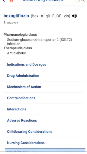 Nurse's Drug Handbook screenshot 10