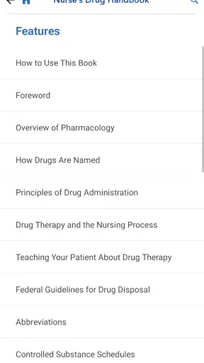 Nurse's Drug Handbook screenshot 4