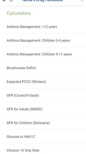 Nurse's Drug Handbook screenshot 6