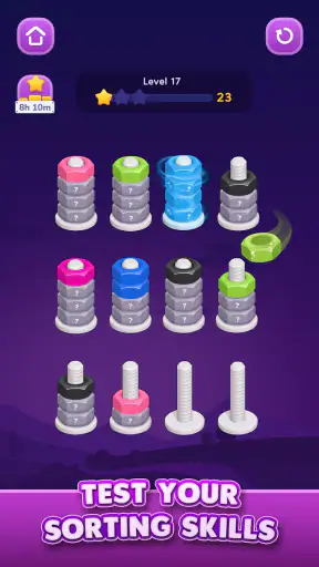 Nut Sort: Color Sorting Game screenshot 3