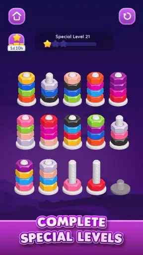 Nut Sort: Color Sorting Game screenshot 5