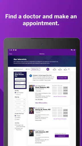 NYU Langone Health screenshot 7